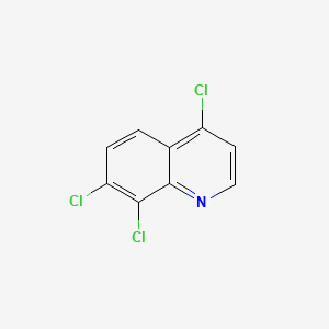 Chemical structure of 4,7,8-Trichloroquinoline