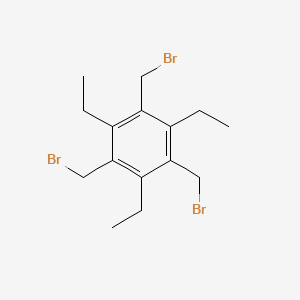 Chemical structure of 1,3,5-Tris(bromomethyl)-2,4,6-triethylbenzene