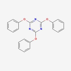 Chemical structure of 2,4,6-Triphenoxy-1,3,5-triazine