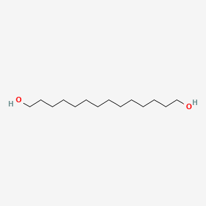 Chemical structure of 1,14-Tetradecanediol