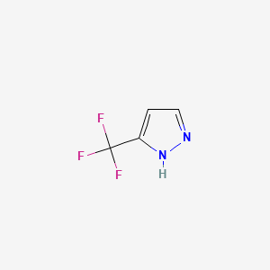 Chemical structure of 3-(Trifluoromethyl)pyrazole