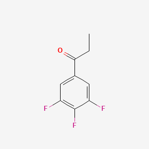 Chemical structure of 3′,4′,5′-Trifluoropropiophenone