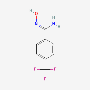 Chemical structure of 4-(Trifluoromethyl)benzamidoxime