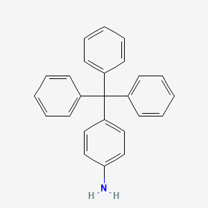 Chemical structure of 4-Tritylaniline