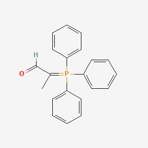 Chemical structure of 2-(Triphenylphosphoranylidene)propionaldehyde