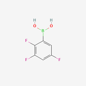 Chemical structure of 2,3,5-Trifluorophenylboronic acid(contains varying amounts of Anhydride)