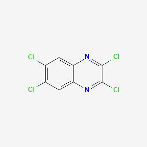 Chemical structure of 2,3,6,7-Tetrachloroquinoxaline