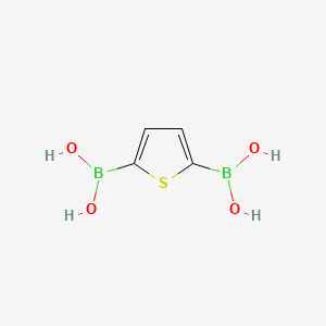Chemical structure of 2,5-Thiophenediylbisboronic acid