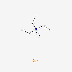 Chemical structure of Triethylmethylammonium bromide