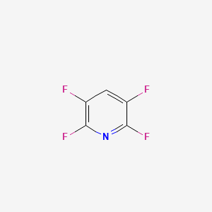 Chemical structure of 2,3,5,6-Tetrafluoropyridine