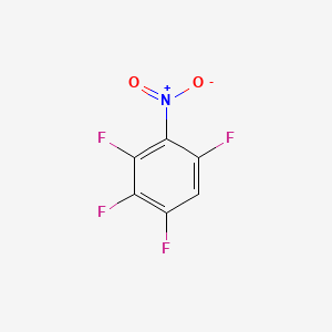 Chemical structure of 2,3,4,6-Tetrafluoronitrobenzene