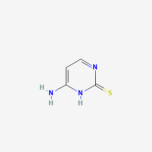 Chemical structure of 2-Thiocytosine