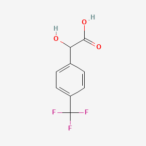 Chemical structure of 4-(Trifluoromethyl)mandelic acid
