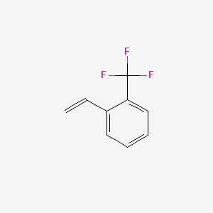 Chemical structure of 2-(Trifluoromethyl)styrene