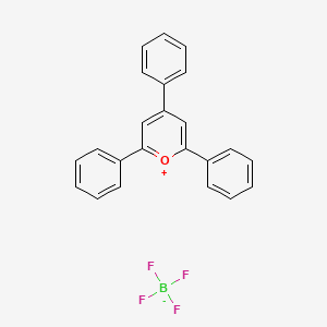 Chemical structure of 2,4,6-Triphenylpyrylium tetrafluoroborate
