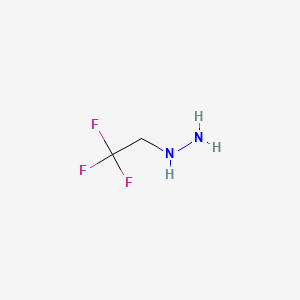 Chemical structure of 2,2,2-Trifluoroethylhydrazine solution