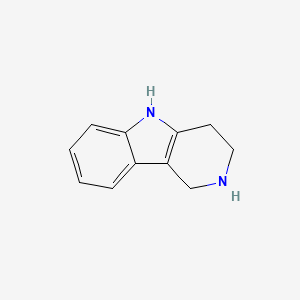 Chemical structure of 1H,2H,3H,4H,5H-pyrido[4,3-b]indole