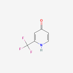 Chemical structure of 2-(Trifluoromethyl)pyridin-4-ol