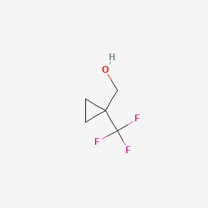 Chemical structure of [1-(trifluoromethyl)cyclopropyl]methanol