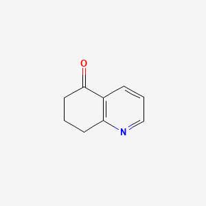 Chemical structure of 5(6H)-Quinolinone, 7,8-dihydro-