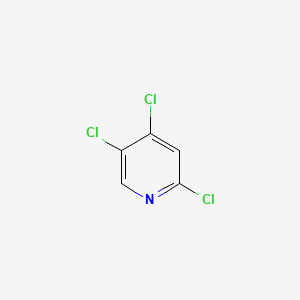Chemical structure of 2,4,5-trichloropyridine