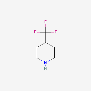Chemical structure of 4-(trifluoromethyl)piperidine