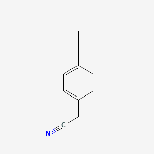 Chemical structure of 4-tert-Butylphenylacetonitrile
