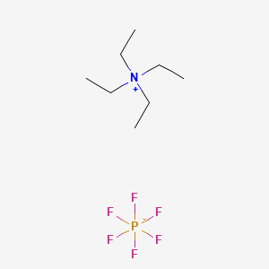 Chemical structure of Tetraethylammonium hexafluorophosphate