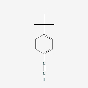Chemical structure of 4-tert-Butylphenylacetylene