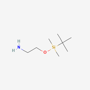 Chemical structure of 2-(t-Butyldimethylsilyloxy)Ethanamine