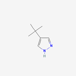Chemical structure of 4-(tert-Butyl)-1H-pyrazole