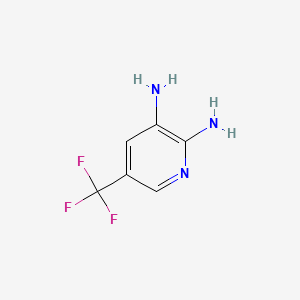 Chemical structure of 5-(Trifluoromethyl)-2,3-Pyridinediamine