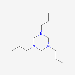 Chemical structure of 1,3,5-Tripropyl-1,3,5-triazinane