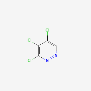 Chemical structure of 3,4,5-Trichloropyridazine