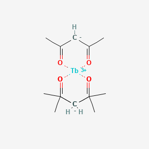 Chemical structure of Terbium(III) acetylacetonate