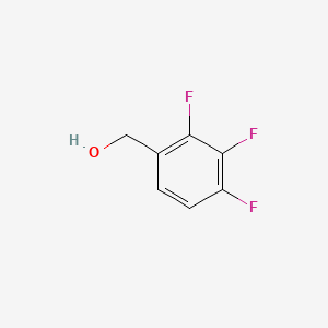 Chemical structure of 2,3,4-Trifluorobenzyl alcohol