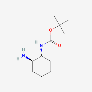 Chemical structure of tert-Butyl ((1R,2R)-2-aminocyclohexyl)carbamate