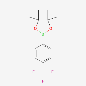 Chemical structure of [4-(Trifluoromethyl)phenyl]boronic acid pinacol ester