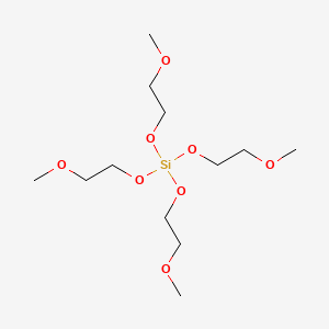 Chemical structure of tetra(Methoxyethoxy)silane