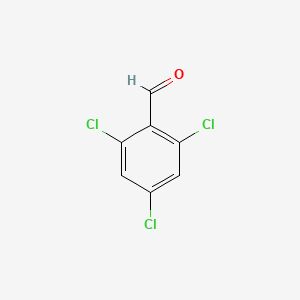 Chemical structure of 2,4,6-Trichlorobenzaldehyde