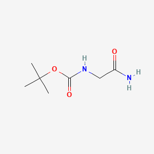 Chemical structure of tert-Butyl (2-amino-2-oxoethyl)carbamate