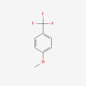 Chemical structure of 4-(Trifluoromethyl)anisole