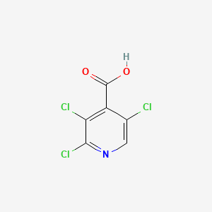 Chemical structure of 2,3,5-Trichloroisonicotinic acid