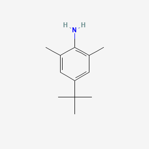 Chemical structure of 4-(tert-Butyl)-2,6-dimethylaniline