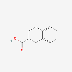Chemical structure of 1,2,3,4-Tetrahydro-2-naphthoic acid