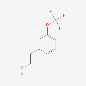 Chemical structure of 2-(3-(Trifluoromethoxy)phenyl)ethanol