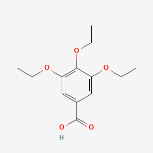 Chemical structure of 3,4,5-Triethoxybenzoic acid