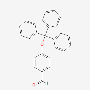 Chemical structure of 4-(Trityloxy)benzaldehyde