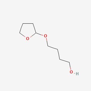 Chemical structure of 4-[(tetrahydro-2-furanyl)oxy]-1-butanol