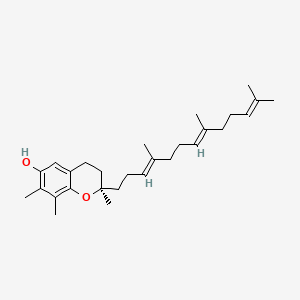 Chemical structure of γ-Tocotrienol